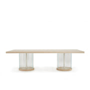 AICO Laguna Ridge Rectangular Dining Table in Washed Oak image