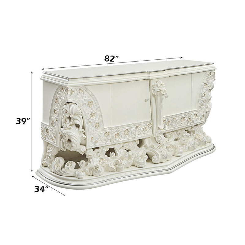 Adara - Server - Antique White - R&R Furniture Gallery (Fountain Valley, CA)