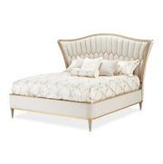 AICO Furniture St.Charles King Upholstered Bed in Dove Gray image