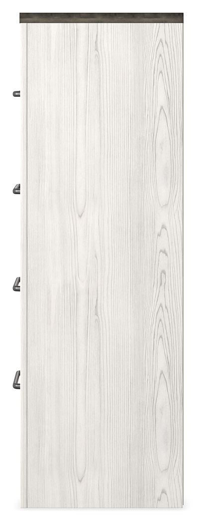 Gerridan - Four Drawer Chest - White / Gray - R&R Furniture Gallery (Fountain Valley, CA)