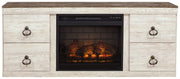 Willowton - Entertainment Center With Fireplace Option - R&R Furniture Gallery (Fountain Valley, CA)