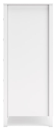 Hallityn - Five Drawer Chest - White - R&R Furniture Gallery (Fountain Valley, CA)