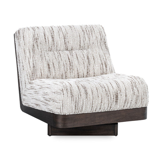 Crandall - Swivel Accent Chair - Cocoa Cream - R&R Furniture Gallery (Fountain Valley, CA)