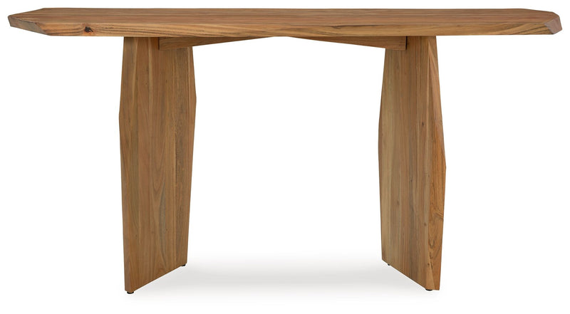 Holward - Console Sofa Table - Natural - R&R Furniture Gallery (Fountain Valley, CA)