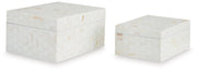 Aldenburg - Box Set (Set of 2) - Cream - R&R Furniture Gallery (Fountain Valley, CA)