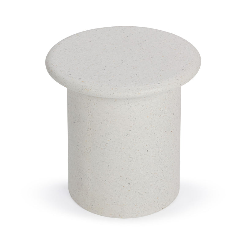 Nysa - Outdoor Round End Table - R&R Furniture Gallery (Fountain Valley, CA)