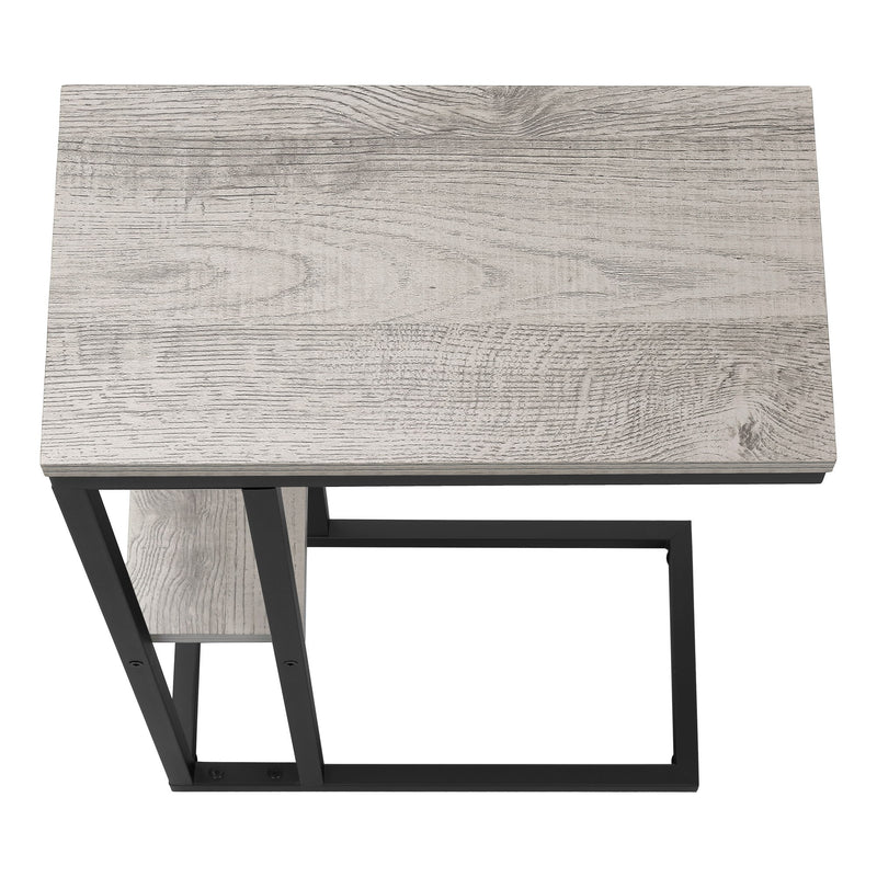 Accent Table, C - Shaped, Marble Look Contemporary & Modern Convenient Design - R&R Furniture Gallery (Fountain Valley, CA)