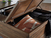 Moriville - Lift Top Cocktail Table - Grayish Brown - R&R Furniture Gallery (Fountain Valley, CA)