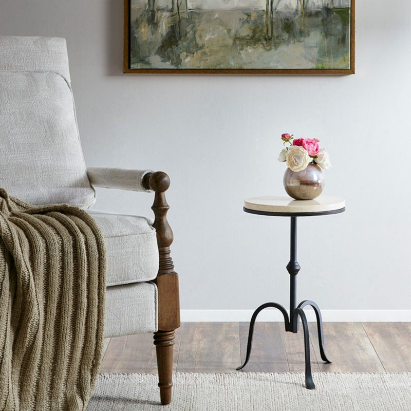 Gaberial - Accent Table With Top - Black - R&R Furniture Gallery (Fountain Valley, CA)