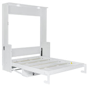 Murphy Bed With Desk, LED Lights & USB Charging Station - R&R Furniture Gallery (Fountain Valley, CA)