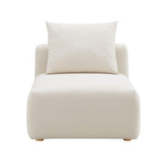 Hangover - Linen Modular Armless Chair - Cream - R&R Furniture Gallery (Fountain Valley, CA)