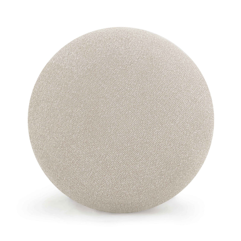 Pucker - Boucle Ottoman - Warm Gray - R&R Furniture Gallery (Fountain Valley, CA)