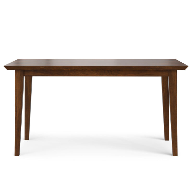 Contemporary Colby dining table by Simpli-Home with a sleek wooden surface and modern design for dining rooms.