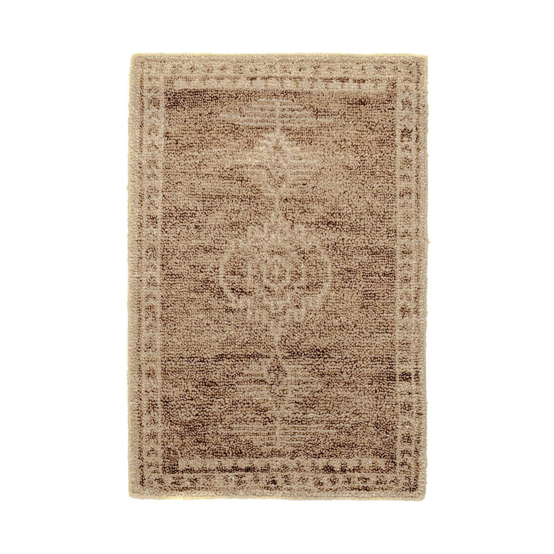 Classic Home Luxor Cairo hand-knotted rug with intricate geometric patterns, woven in warm earthy tones for elegant home decor.