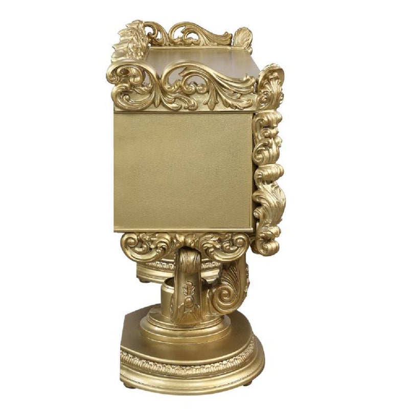 Bernadette - Vanity Desk - Gold - R&R Furniture Gallery (Fountain Valley, CA)