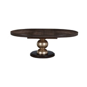 West Kensington - Oval Dining Table - Medium Espresso - R&R Furniture Gallery (Fountain Valley, CA)