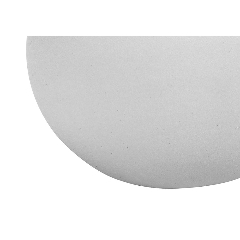 Cream ceramic table lamp with resin accents from 8th Street, featuring a contemporary design ideal for modern interiors.