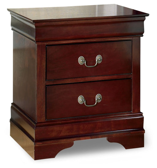Alisdair - Two Drawer Night Stand - Reddish Brown - R&R Furniture Gallery (Fountain Valley, CA)