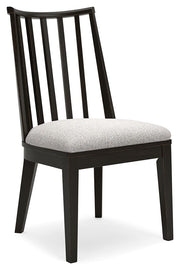 Galliden - Dining Upholstered Side Chair (Set of 2) - Black - R&R Furniture Gallery (Fountain Valley, CA)