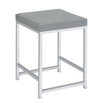 Upholstered Square Vanity Stool