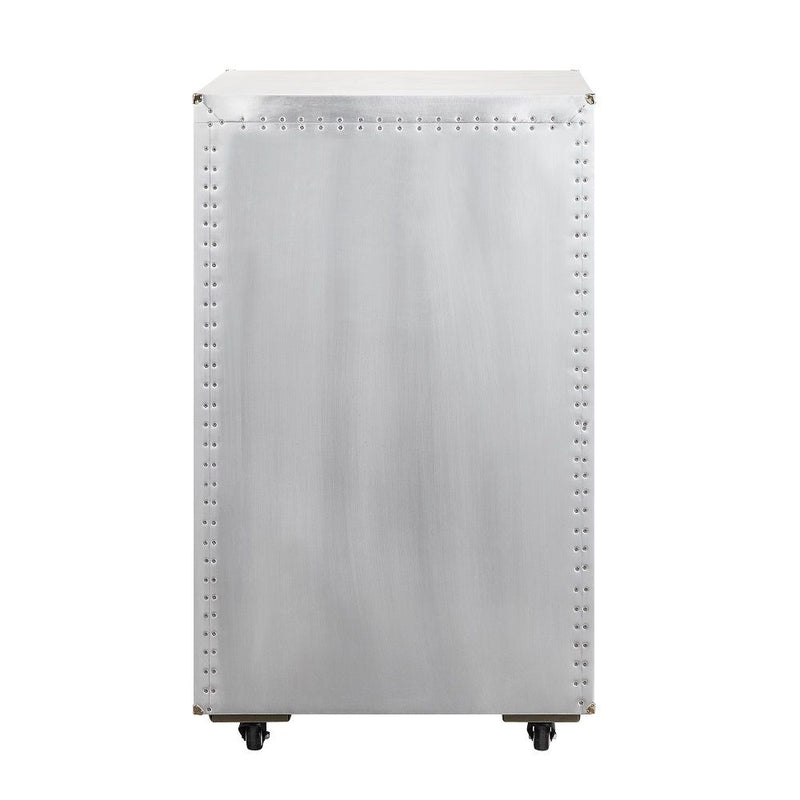 Raini - Wine Cabinet - Aluminum - R&R Furniture Gallery (Fountain Valley, CA)