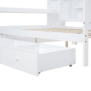 Daybed With 3 Drawers USB Ports And Desk - R&R Furniture Gallery (Fountain Valley, CA)