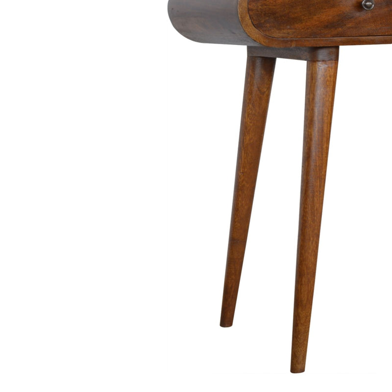 Solid Wood Curved Edge Console Table - R&R Furniture Gallery (Fountain Valley, CA)