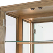Portrait - Display Cabinet - Sienna Brown - R&R Furniture Gallery (Fountain Valley, CA)