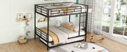Steel construction bunk bed by DreamHaus with sturdy metal frame and two sleeping spots, ideal for space-saving bedroom setups.
