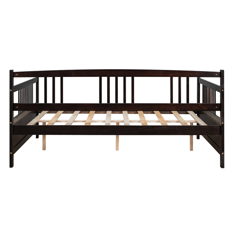Modern DreamHaus multifunctional daybed with integrated storage drawers in a sleek design, ideal for space-saving bedroom decor.