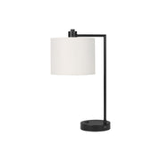 Lighting, Table Lamp, USB Port Included, Modern - Black / Cream - R&R Furniture Gallery (Fountain Valley, CA)