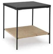 Minrich - Accent Table - Black / Natural - R&R Furniture Gallery (Fountain Valley, CA)