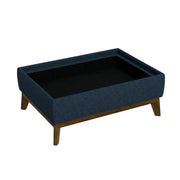 Reversible Tray Ottoman - Blue - R&R Furniture Gallery (Fountain Valley, CA)