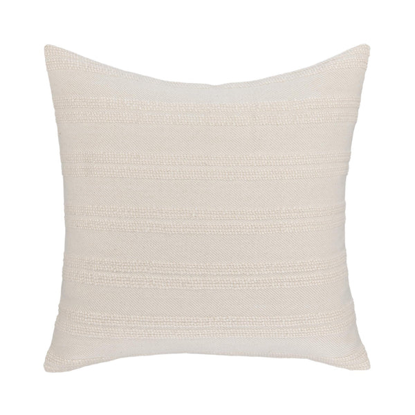 York - 26" x 26" Pillow - Natural / Ivory