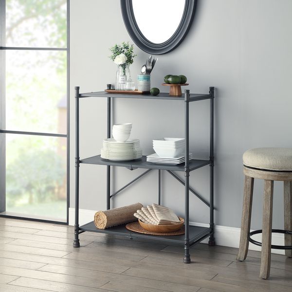 Cordelia - Console Table - Sandy Black, Dark Bronze Hand-Brushed - R&R Furniture Gallery (Fountain Valley, CA)