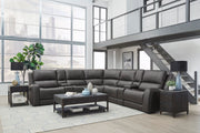 Belmont - Zero Gravity Power Reclining Sectional With Power Adjustable Headrests - R&R Furniture Gallery (Fountain Valley, CA)