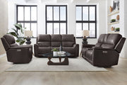 Parker Living Zero Gravity Power Reclining 3-piece sofa set with plush cushions and modern design in a living room setting.