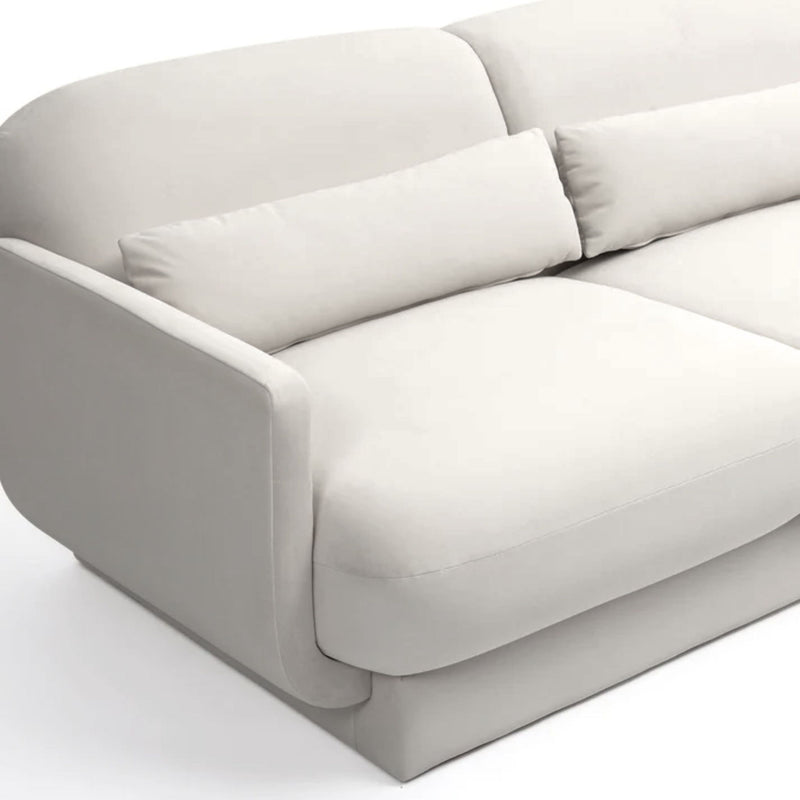 TOV Furniture Azalea velvet sofa, stationary sofa with plush upholstery and modern design, shown in a stylish living room setting.