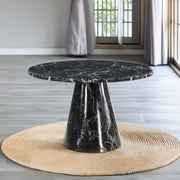 Hollis - Dining Table With Engineered Stone Top - Engineered Stone - R&R Furniture Gallery (Fountain Valley, CA)