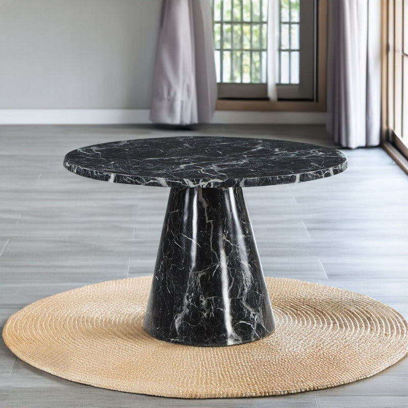 Hollis - Dining Table With Engineered Stone Top - Engineered Stone - R&R Furniture Gallery (Fountain Valley, CA)