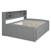Daybed With 2 Bedside Cabinets, Upper Shelves And 4 Drawers - R&R Furniture Gallery (Fountain Valley, CA)