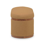 Olivier - Boucle Oval Storage Ottoman - R&R Furniture Gallery (Fountain Valley, CA)