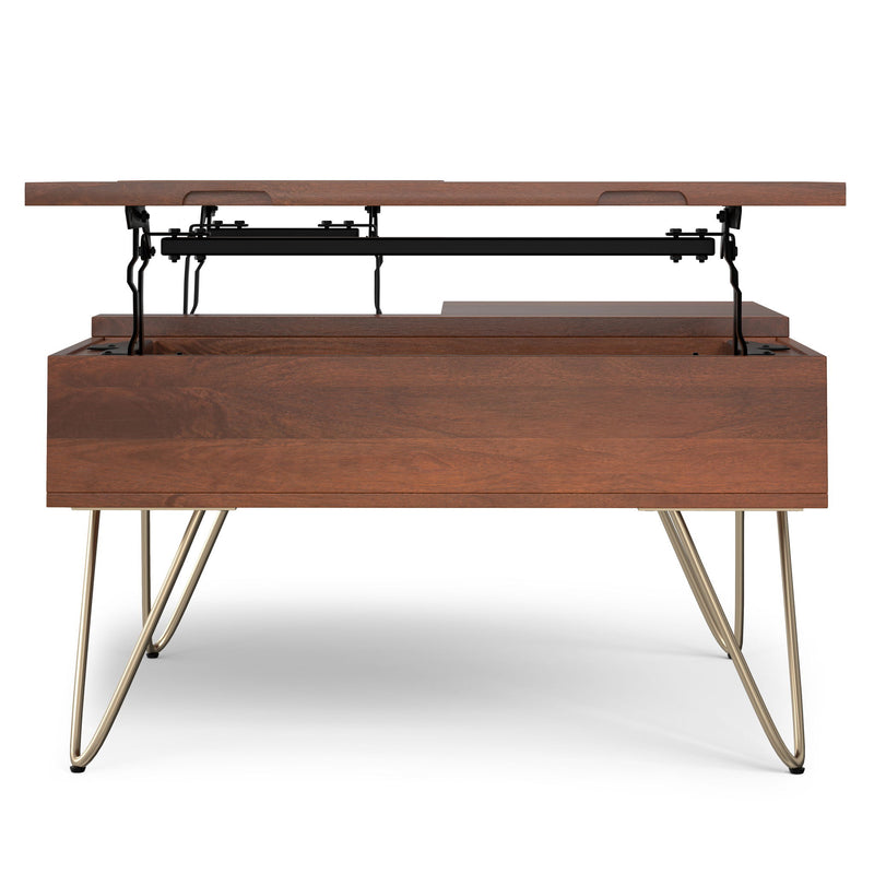 Hunter - Handcrafted Lift Top Coffee Table - R&R Furniture Gallery (Fountain Valley, CA)