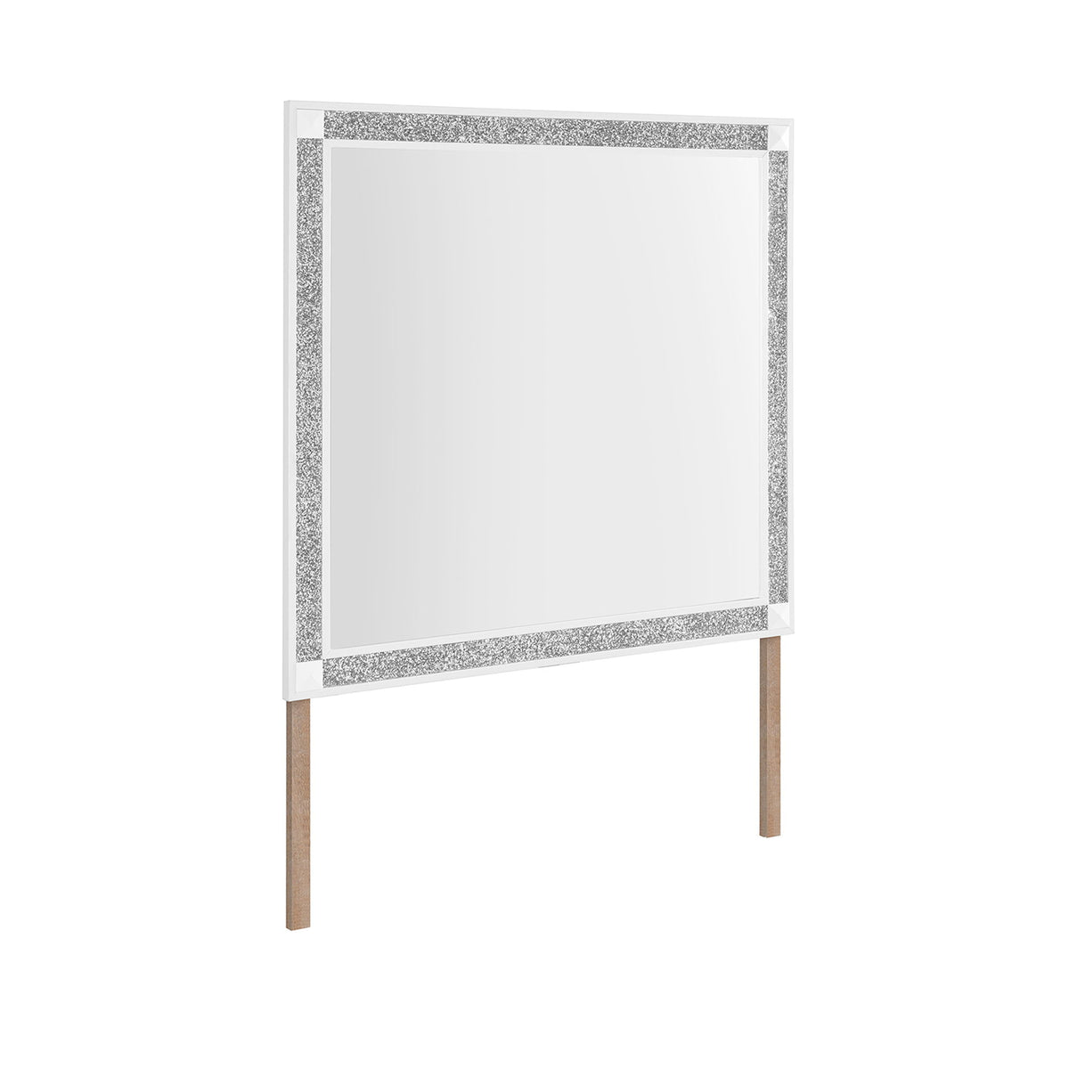 Soulmarie - Mirror, Connects To Dresser - White