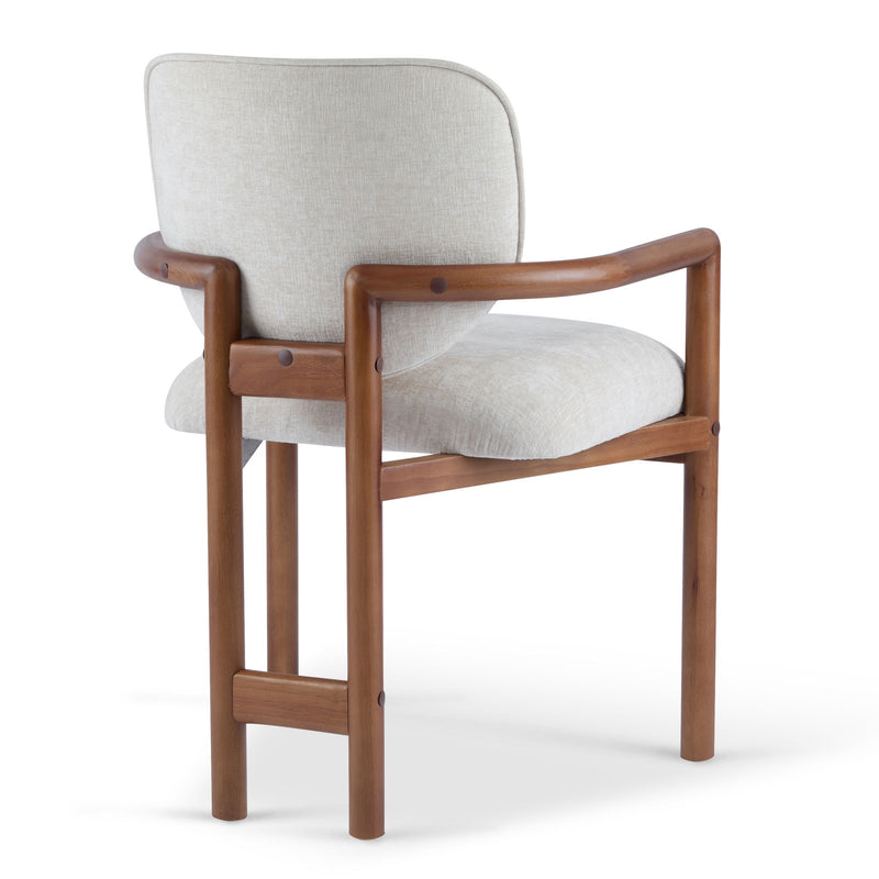 Upholstered Arm Dining Chairs (Set of 2) - R&R Furniture Gallery (Fountain Valley, CA)