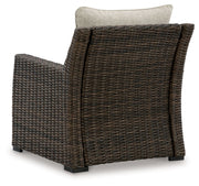 Brook Ranch - Lounge Chair With Cushion - Brown - R&R Furniture Gallery (Fountain Valley, CA)
