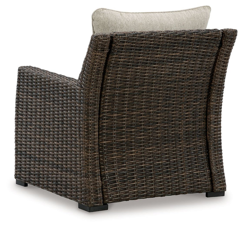 Brook Ranch - Lounge Chair With Cushion - Brown - R&R Furniture Gallery (Fountain Valley, CA)