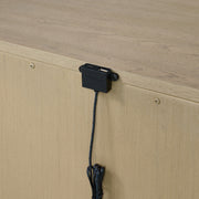 3 Drawer Nightstand With USB Charging Port - Brown - R&R Furniture Gallery (Fountain Valley, CA)