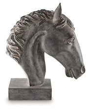 Carnlow - Sculpture - Antique Black - R&R Furniture Gallery (Fountain Valley, CA)