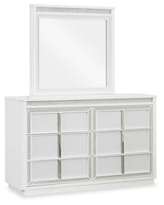 Chalanna - Dresser And Mirror - White - R&R Furniture Gallery (Fountain Valley, CA)